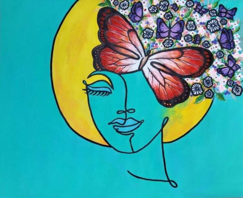 Rainbow Budda Rainbow Buddha Painting